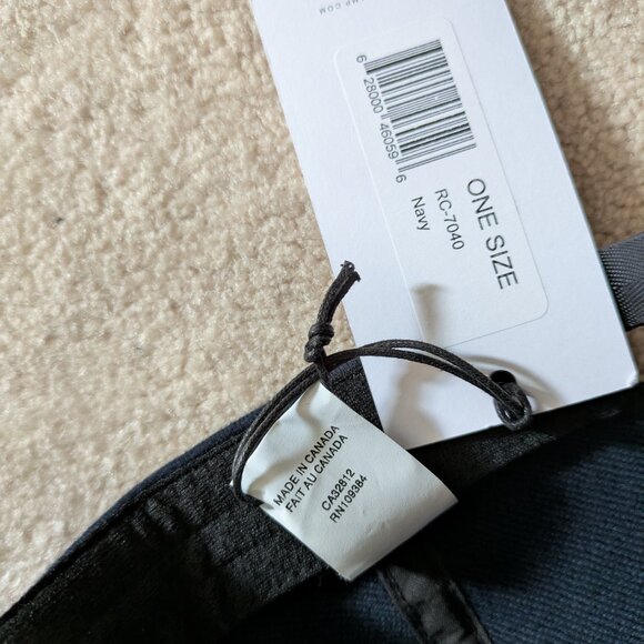 Reigning Champ 6-Panel Cotton Cap (x2) in Navy and Grey - Picture 6 of 8